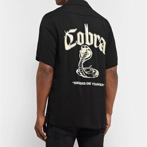 Rhude button down Shirt Cobra Sz XL